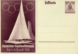 Drittes Reich 1936 Ganzsache Mi P 262 *, Olympische Sommerspiele In Berlin [140517KIV] - Cartoline