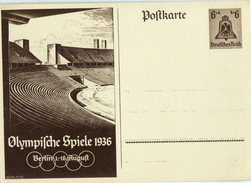 Drittes Reich 1936 Ganzsache Mi P 259, Olympische Sommerspiele In Berlin * [140517KIV] - Cartoline