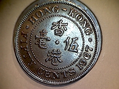 Hongkong 50 Cents 1967 - Hongkong