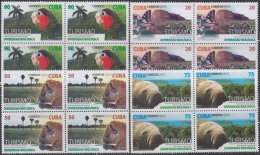 2010.476 CUBA MNH. 2010. TURISMO DIVERSIDAD BIOLOGICA. JUTIA MANATI COTORRA PARROT BIRD MARIPOSA BUTTERFLIES. BLOCK 4. - Nuevos