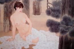Oil Painting Nude Naked  ,  Postal Stationery -Articles Postaux -Postsache F (Y11-85) - Nudes