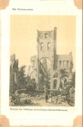 CHATEAU DE JUMIEGES (SEINE MARITIME) - RARE & Belle édition CPA GRAVURE SUPRA   (9 X 14 Cm) - Jumieges