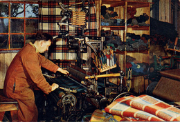 SUTHERLAND - BRORA - ADVERT FOR D W SUTHERLAND - TARTANS, TWEEDS, RUGS - J ARTHUR DIXON - Sutherland