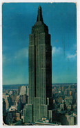 C.P.  PICCOLA   NEW-YORK   THE  EMPIRE  STATE BUILDING      2 SCAN       (VIAGGIATA) - Empire State Building