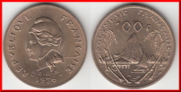 **** POLYNESIE FRANCAISE- FRENCH POLYNESIA - 100 FRANCS 1976 **** EN ACHAT IMMEDIAT !!! - Polynésie Française