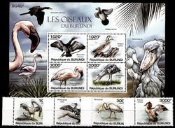 (027+28) Burundi  2011 Birds / Vögel / Oiseaux / Vogels  ** / Mnh  Michel 2006-09 + BL 155 - Altri & Non Classificati