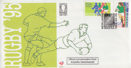 Enveloppe  FDC  1er  Jour    AFRIQUE  DU  SUD     Coupe  Du  Monde  De  RUGBY     1995 - Rugby