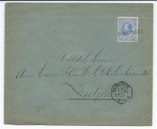 Nederland 1872 5 Cent Willem III Met Naamstempel Millingen Op Zegel ! - Lettres & Documents