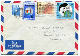 Nouvelle Calédonie-1987-Yt 491,540,516,545 Sur Lettre - Cartas & Documentos