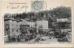 CPA LAMASTRE Ardèche Circulé En 1906 - Lamastre