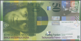 Switzerland / Schweiz: 50 Franken ND(2003-08) P. 71c In Condition: UNC. - Svizzera