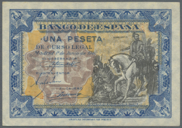 Spain / Spanien: 1 Peseta 1940 P. 121a In Condition: AUNC. - Autres & Non Classés