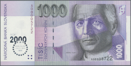 Slovakia / Slovakei: 1000 Korun 1993 P. 39 In Condition: UNC. - Slovaquie