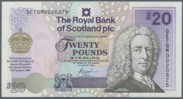 Scotland / Schottland: The Royal Bank Of Scotland Plc 20 Pounds 2000 P. 361 In Condition: AUNC. - Autres & Non Classés