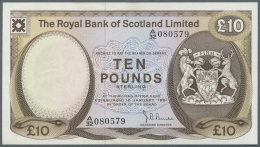 Scotland / Schottland: The Royal Bank Of Scotland Ltd. 10 Pounds 1981 P. 338a In Condition: XF-. - Autres & Non Classés