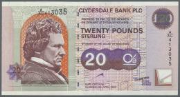 Scotland / Schottland: Clydesdale Bank Plc 20 Pounds 1999 P. 229 In Condition: XF. - Altri & Non Classificati