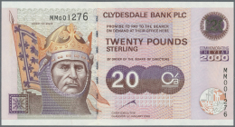 Scotland / Schottland: Clydesdale Bank Plc 20 Pounds 2000 P. 229B In Condition: UNC. - Autres & Non Classés