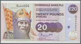 Scotland / Schottland: Clydesdale Bank Plc 20 Pounds 1994 P. 221a In Condition: UNC. - Autres & Non Classés