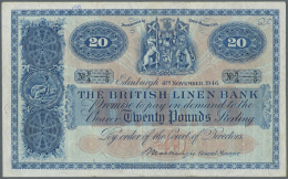 Scotland / Schottland: 20 Pounds 1946 P. 159b, 3 Vertical And 1 Horizontal Fold, Handling In Paper Due To Circulation, L - Other & Unclassified