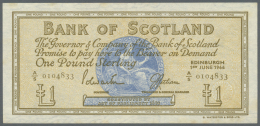 Scotland / Schottland: 1 Pound 1966, P.105a In XF - Other & Unclassified