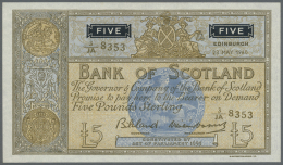 Scotland / Schottland: 5 Pounds 1960, P.101b In UNC - Other & Unclassified