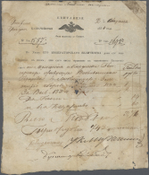 Russia / Russland: Very Interesting Set With An Old Russian Invoice From 1834, Two State Promissary Notes 50 Rubles 1879 - Russie