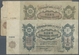 Russia / Russland: Set Of 3 Notes Containing 1 Billion Rubles 1924 P. S638a,b,c, All In Used Condition With Folds And St - Russie