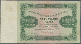 Russia / Russland: 1923 Second "New Ruble" State Currency Note 5000 Rubles, P.171, Still Nice Condition With Several Fol - Russie