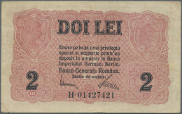 Romania / Rumänien: 2 Lei ND(1917) P. M4 In Condition: F. - Romania