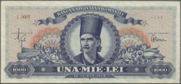 Romania / Rumänien: 1000 Lei 1948 P. 85a In Condition: VF-. - Romania