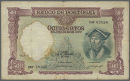 Portugal: 500 Escuods 1942 P. 155 In Condition: F. - Portogallo