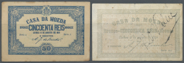 Portugal: Set Of 2 Notes Containing 50 Reis 1891 P. 86 (F) And 50 Reis 1891 P. 87 (XF), Nice Set. (2 Pcs) - Portugal