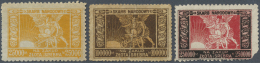 Poland / Polen: Set Of 3 Stamp Issues Skarb Narodowy 25.000, 100.000 And 250.000 Marek, P. NL Without Date (1920-24), Co - Pologne