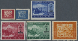 Poland / Polen: Set With 6 "Prämienmarken" Issued By The Generalgouvernement In Poland During The War, For Iron In - Pologne