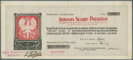 Poland / Polen: Asygnata Skarbu Polskiego 500 Rubli 1918, P.NL In Very Nice Condition With Some Vertical Folds. Conditio - Pologne