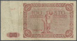 Poland / Polen: Set Of 8 Notes Containing 20 Zl. 1946 P. 127 (VF), 50 Zl. 1946 P. 128 (VF), 100 Zl. 1046 P. 129 (VF-), 2 - Pologne