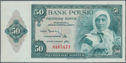 Poland / Polen: 50 Zlotych 1939 Remainder, P.88r In Perfect UNC Condition. Very Rare! - Pologne