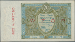 Poland / Polen: 20 Zlotych 1926 Specimen, P.66s In Perfect UNC Condition. Very Rare! - Pologne