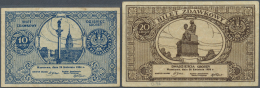 Poland / Polen: Set Of 2 Notes Containing 10 And 20 Groszy 1924 P. 44, 45, In Condition: VF. (2 Pcs) - Pologne