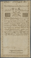 Poland / Polen: 10 Zlotych 1794 P. A2, Used With Folds, Minor Border Tears, Condition: F+. - Poland