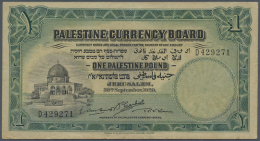 Palestine / Palästina:  Palestine Currency Board 1 Pound Spetember 30th 1929, P.7b, Great Original Shape With Toned - Altri – Asia