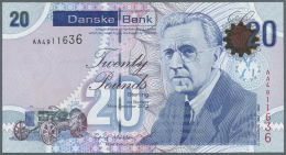 Northern Ireland / Nordirland: Set Of 2 Notes 10 And 20 Pounds 2012/13 "Danske Bank", Both Notes In Condition: UNC. (2 P - Altri & Non Classificati