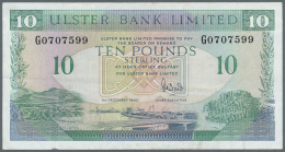 Northern Ireland / Nordirland: Set Of 2 Notes Containing 5 Pounds 1992 P. 331b (UNC), 10 Pounds 1990 P. 332a (F+ To VF-) - Autres & Non Classés