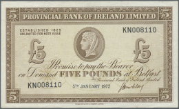 Northern Ireland / Nordirland: 5 Pounds 1972 P. 246 In Condition: VF-. - Altri & Non Classificati