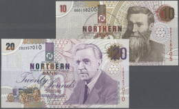 Northern Ireland / Nordirland: 10 And 20 Pounds 1997 P. 198a, 199a, Northern Bank Limted, Both Notes In Condition: UNC. - Autres & Non Classés