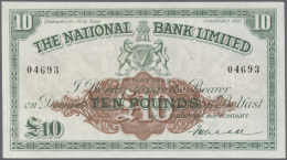 Northern Ireland / Nordirland: Highly Rare Note 10 Pounds 1929 P. 153, The National Bank Limited, Strong Paper And Brigh - Other & Unclassified