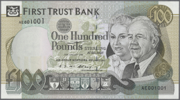 Northern Ireland / Nordirland: 100 Pounds 1994 P. 135a, First Trust Bank, Light Dint At Upper Right, Condition: AUNC. - Autres & Non Classés