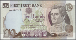 Northern Ireland / Nordirland: 10 Pounds 1994 P. 132a, First Trust Bank, In Condition: UNC. - Other & Unclassified