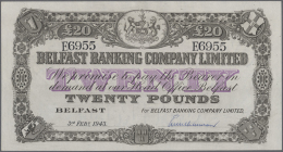 Northern Ireland / Nordirland: 20 Pounds 1943 P. 129c, Very Rare Note, Only A Very Very Light Center Bend, No Folds, No - Other & Unclassified