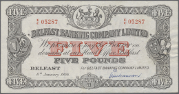 Northern Ireland / Nordirland: 5 Pounds 1966 P. 127c, Light Creases All Over The Note But Still Very Crisp Paper, No Hol - Autres & Non Classés